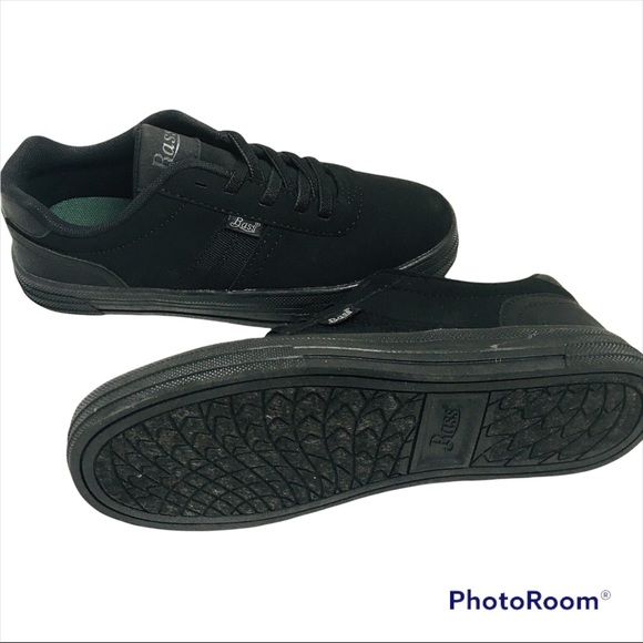 NEW G.H. BASS & CO. Slip-On Laced Shoe Boy's Size 3 Kid's Medium Width Black NIB - Picture 12 of 16